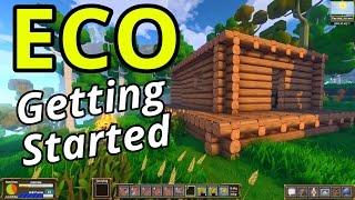 ECO Gameplay - Getting Started Global Survival Sandbox