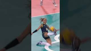 This volleyball save is INSANE  #Shorts