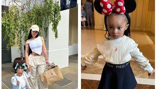 Faith Nketsi took her daughter Sky to Disneyland