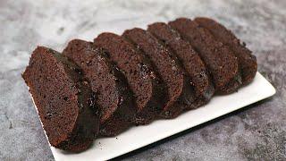 Sugar Free Oil Free Tea Time Chocolate Cake  Eggless & Without Oven  Yummy