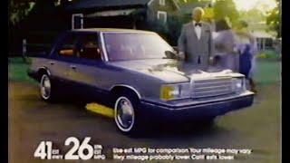 1982 Plymouth Reliant K commercial - John Houseman