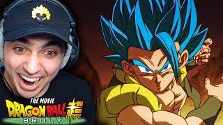 GOGETA VS BROLY DBS BROLY MOVIE REACTION PART 4