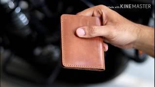 Most Stylish Small Slim Wallet- Minimalist Mens Leather Wallet Full Grain Handmade Leather Wallet