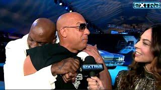 ‘Fast X’ Watch Vin Diesel Get Interview-CRASHED by Tyrese Exclusive