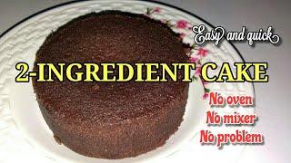 No Bake Cake With 2 Ingredients Only  Lockdown Cake  Lutong Probinsya  Panlasang Pinoy