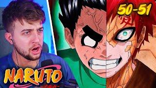 THE FIFTH GATE GAARA VS ROCK LEE Naruto Episode 50 - 51 Reaction