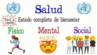 ¿Qué es la Salud?️ Fácil y Rápido  BIOLOGÍA 