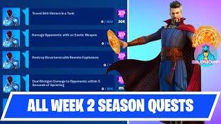 Fortnite All Week 2 Season Quests Guide  Fortnite Chapter 3 Season 2