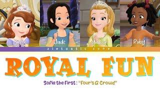 Royal Fun - Color Coded Lyrics  Sofia the First Fours a Crowd  Zietastic Zone