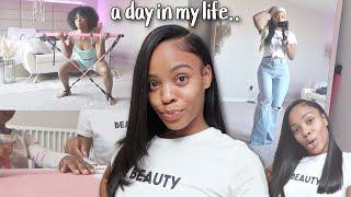 DAILY VLOG got my hurr done · single mothahood · believing in my HUSBAND 