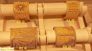 New Stylish Gold Kada Bangles Designs with Weight  30-80G Kada Bangles in GRT  Bridal Kada Bangles