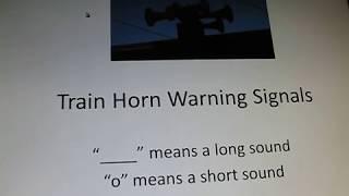 Train Horn Warning Signals