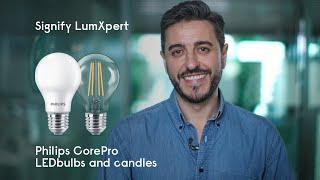 Philips CorePro LED bulbs and candles