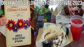 Dollywoods Flower & Food Festival Opening Day 2023  Lets Try Foods  Miss Lillian Fun