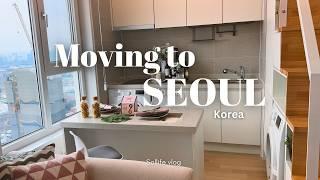 Moving to Seoul Korea  Apartment hunting 12 House tours Snowy Days Cafe hopping  VLOG