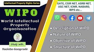 WIPO  World Intellectual Property Organization  Intellectual Property Rights  IPR  by Tanisha