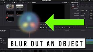 How to Blur out a Static Object in DaVinci Resolve