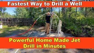 How to Drill a Well - Most Powerful Homemade Jet - Complete Guide