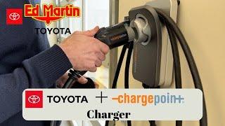 Toyota + ChargePoint EV charger