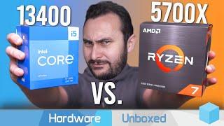 Core i5-13400 vs. Ryzen 7 5700X CPU & GPU Scaling Benchmark