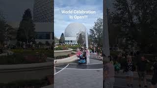 Epcot World Celebration is Open #waltsbirthday #epcot #disney #disneyworld #worldcelebration