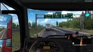 American Truck Simulator - Driving Through Oregon to Portland 4K 60FPS