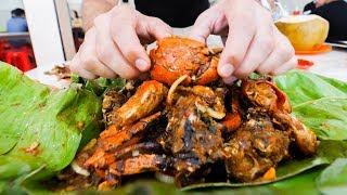 Tur SPICY STREET FOOD di Jakarta Indonesia Kepiting LUMPUR Iga BBQ dan Bumbu SAKIT TERBAIK