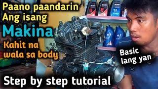 Paano paandarin ang isang makina kahit na wala sa bodyBasic lang step by step tutorial