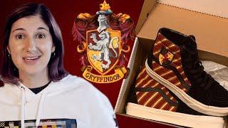 EPIC GRYFFINDOR SHOES  HARRY POTTER VANS UNBOXING