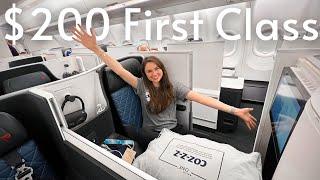 I flew FIRST CLASS to the Middle East for $200... Heres how it went