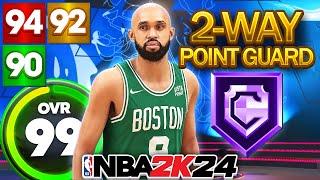 Best Builds on NBA 2K24 How to Make a Point Guard Build 2-Way All Around 2K24