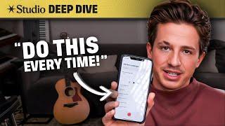 Charlie Puth’s 5 BEST Songwriting Tips  Studio Deep Dive