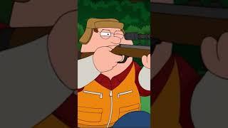 family guy peter try to kill a deer and pays off