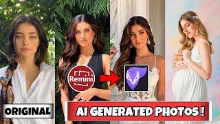 How to Generate Al Photos for free  Remini alternative app  Ai images trend  New trend