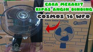 CARA MERAKIT KIPAS ANGIN DINDING COSMOS TIPE 16 WFO