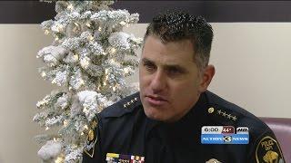 Omaha Police Chief Todd Schmaderer reacts to police shootings across the country