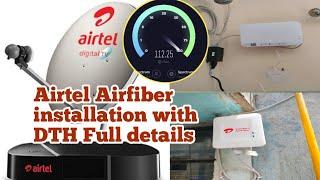 Airtel airfiber 5G Airtel dth installation full details #airtelairfiber