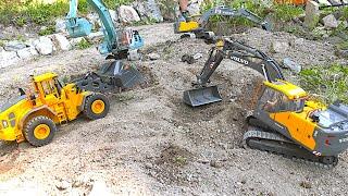 RC Construction Site RC Trucks Excavators Wheel Loader Digger  24.08.2024  Truck Meeting Zwönitz