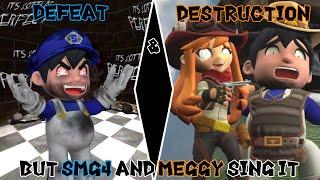 Defeat and Destruction but SMG4 and Meggy sing it - FNF Vs ImpostorTainted Fate Covers