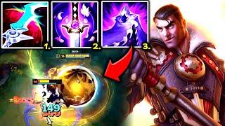 JAYCE TOP MOST BROKEN Q DAMAGE IVE EVER DONE #1 BEST BUILD - S14 Jayce TOP Gameplay Guide