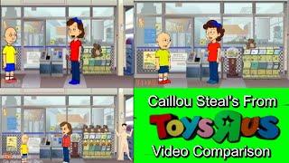 Caillou Steals From Toys R Us Video Comparison