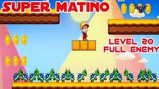 Super Matino Adventure Level 20 FULL ENEMY