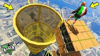 GTA 5 ONLINE  PARKOUR PERICOLOSO   GARE PARKOUR N*262 GTA 5 ITA  DAJE 