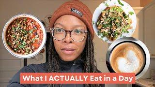 what I eat in a day  REALISTIC VEGAN  & HEALTHY