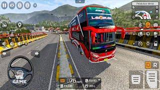 Double Decker Bus Driving to Jakarta - Bus Simulator Indonesia Gameplay