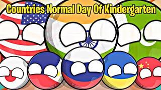 Countries Normal Day Of KindergartenFunny And Interesting#countryballs #worldprovinces