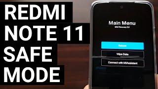 How to Boot the Redmi Note 11 in Safe Mode?