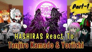 Hashiras react to Tanjiro kamado & Yoriichi   Gacha club   Demon slayer react