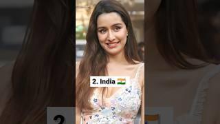 Top 10 Countries With Most  Beautiful Women in the World  #2023   #beautiful  #ytshorts #shorts