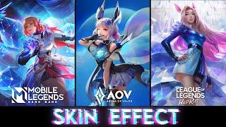 Guinevere vs Liliana vs Ahri  Skins Effect l MLBB AOV LOLWR